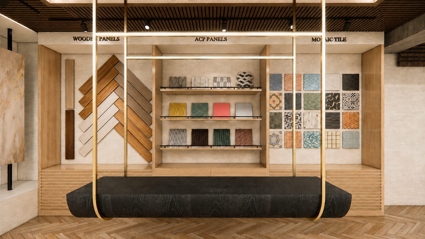 Interior Product Showroom Mohali — display hall view II