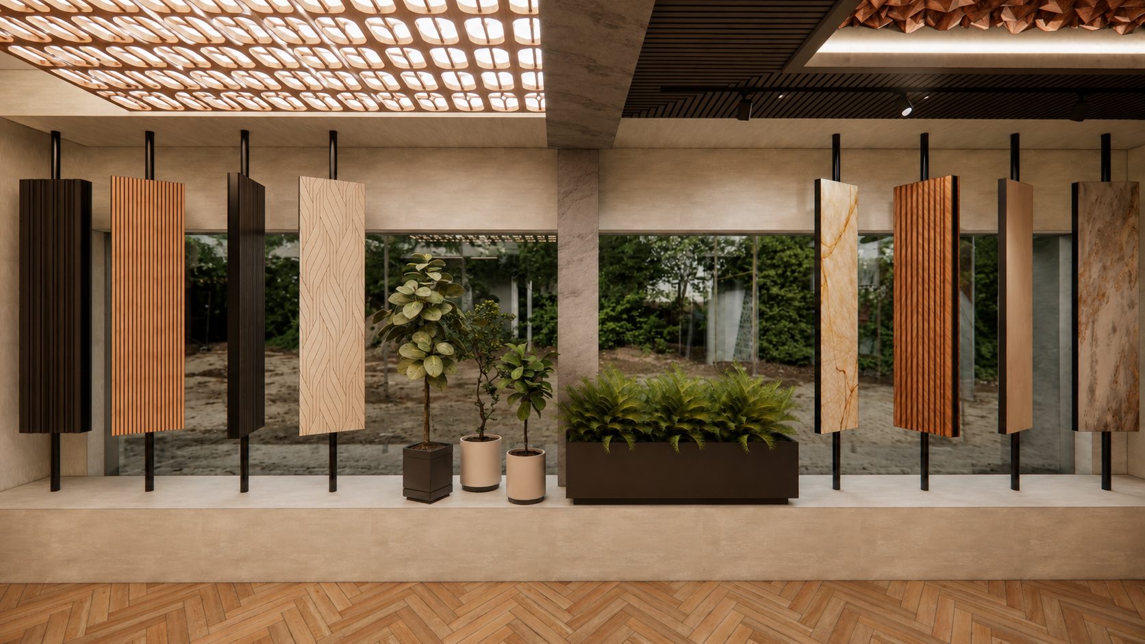 Interior Product Showroom Mohali — display hall view IV