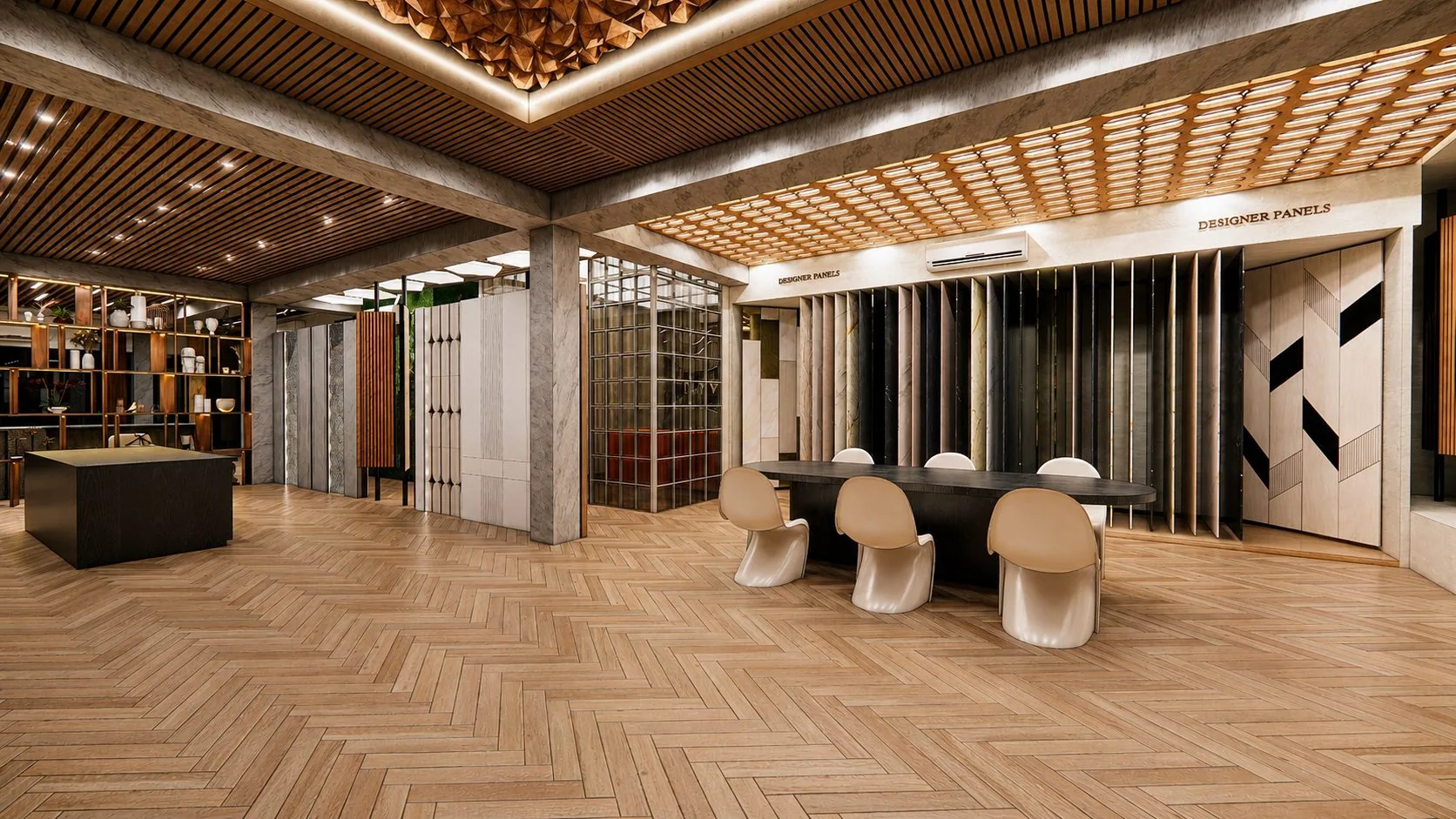 Interior Product Showroom Mohali — material portion VII