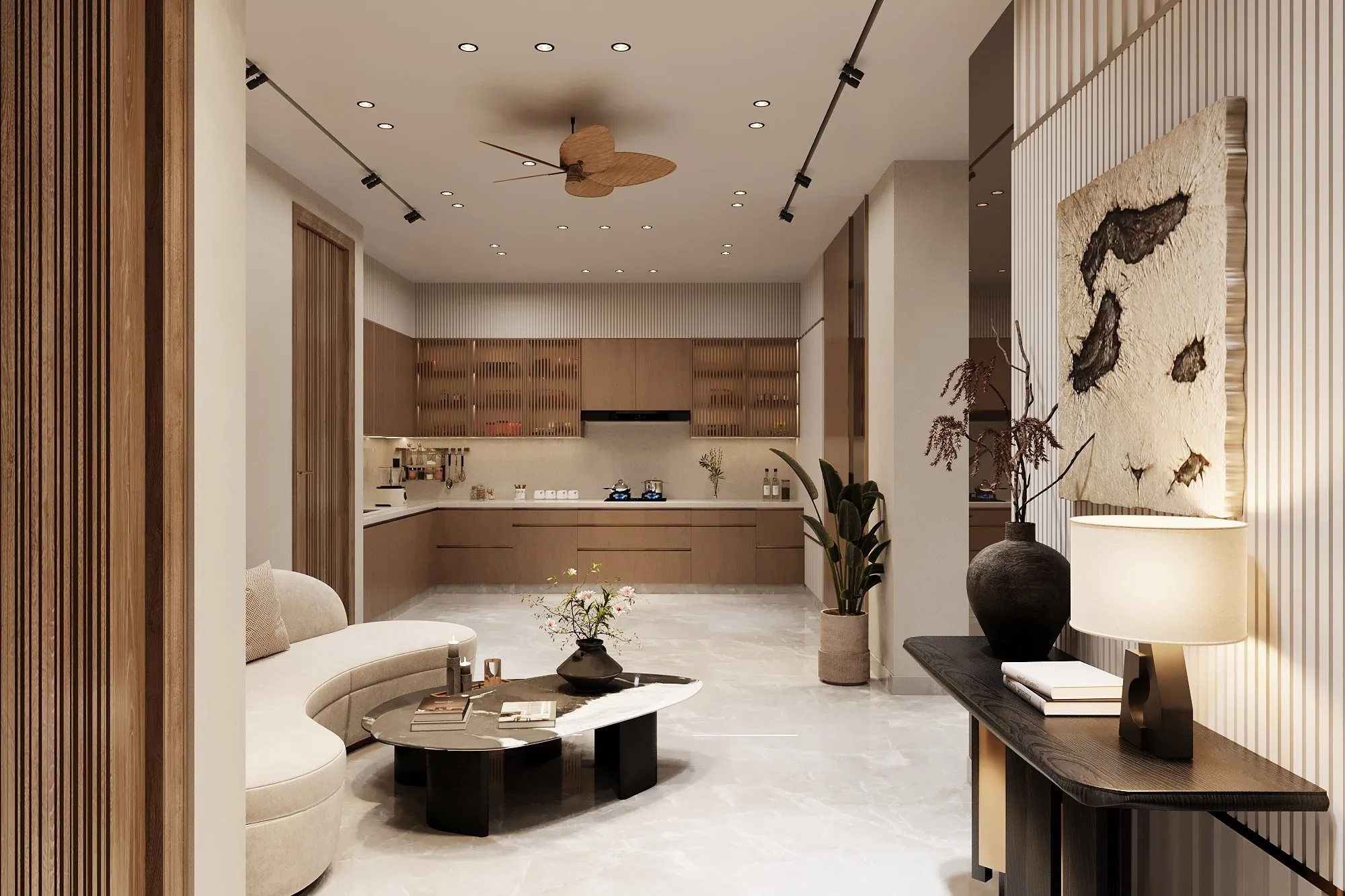 A Private Residence Ludhiana — wardrobe wall