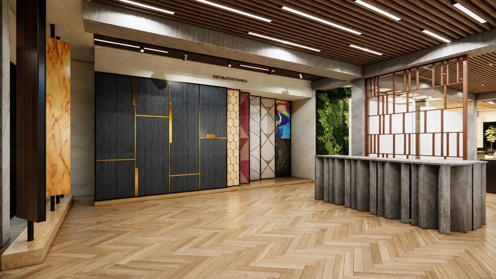 Interior Product Showroom Mohali — display hall view VII