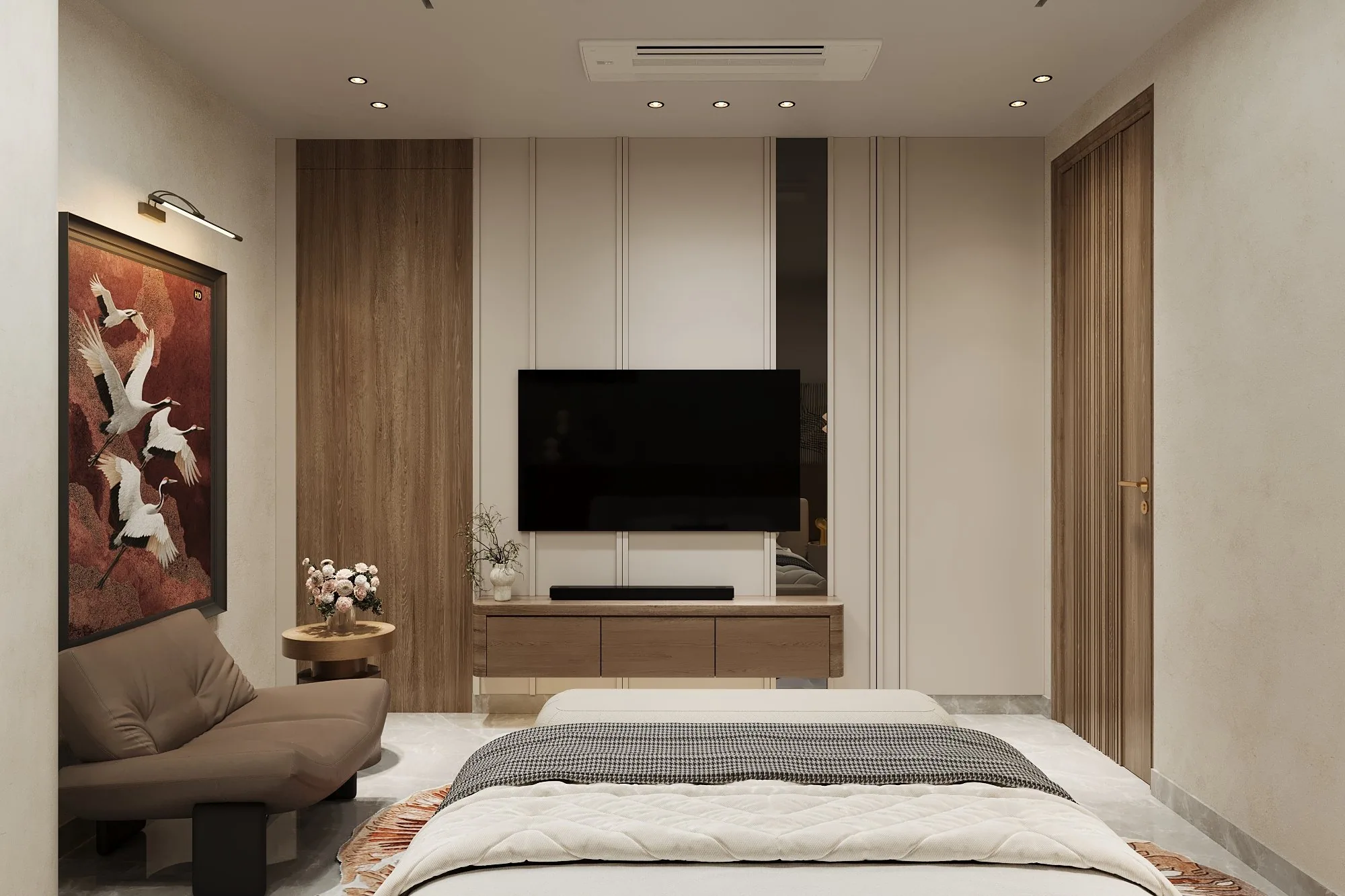 A Private Residence Ludhiana — living view