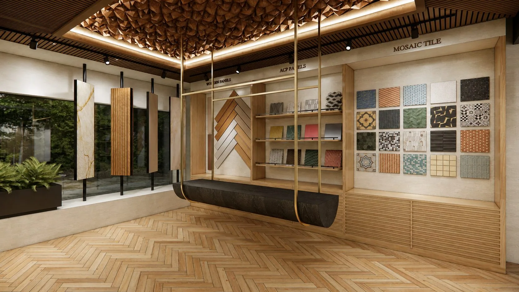 Interior Product Showroom Mohali — display hall view III
