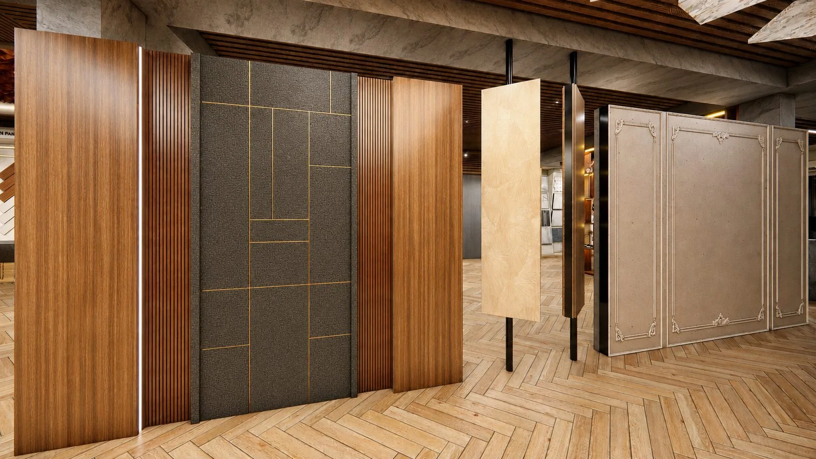 Interior Product Showroom Mohali — material portion IV