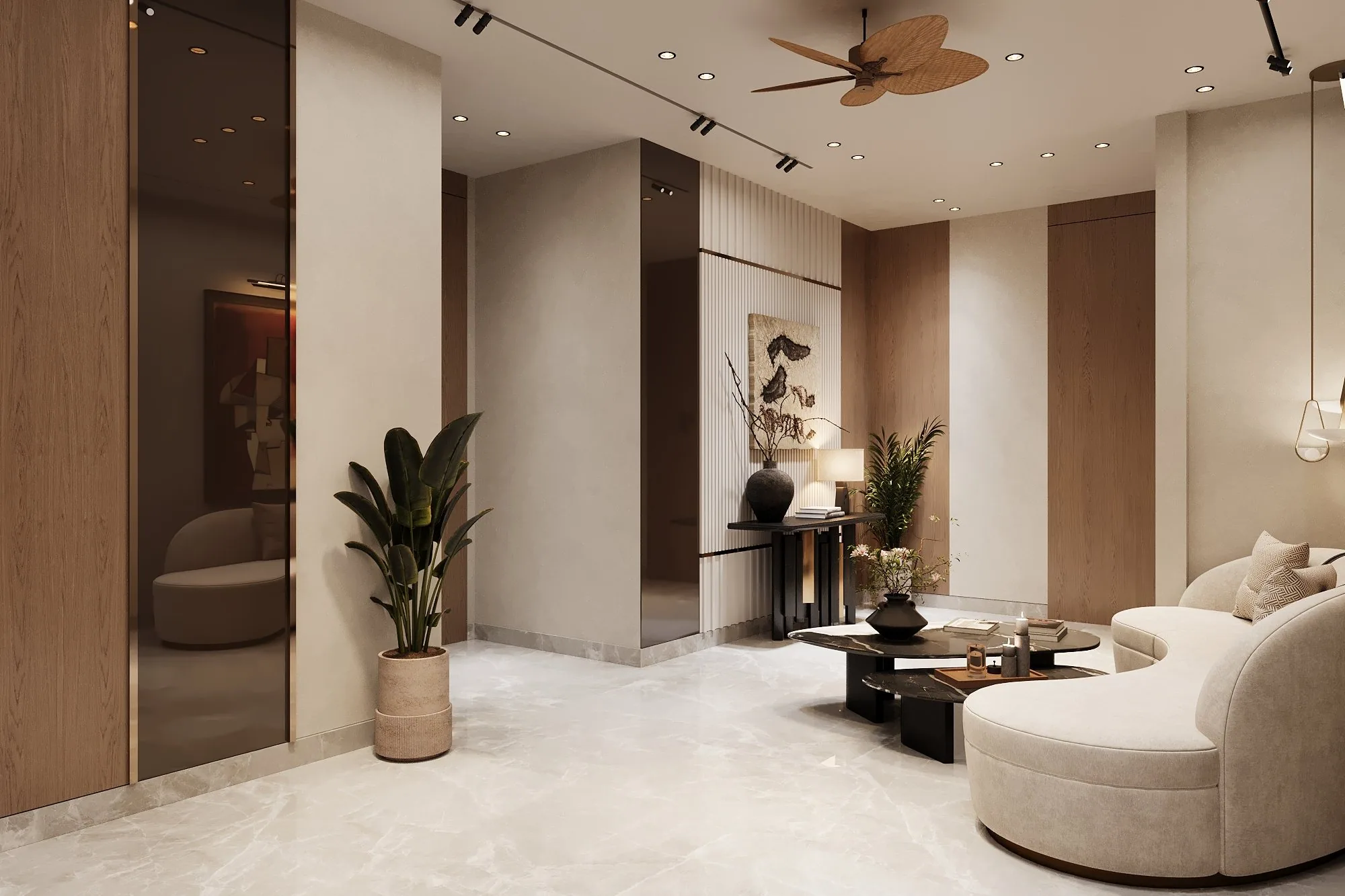 A Private Residence Ludhiana — bedroom