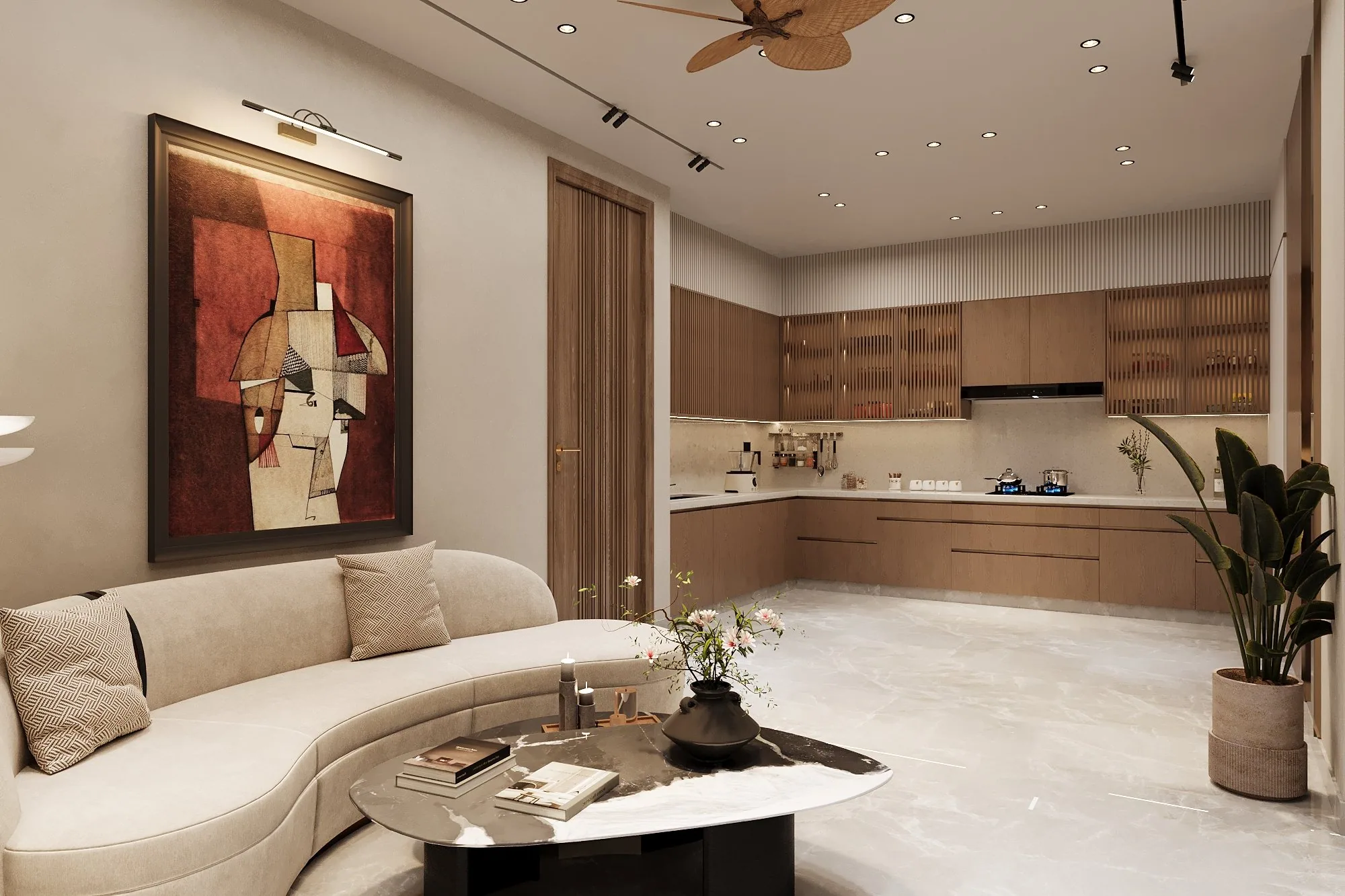 A Private Residence Ludhiana — bedroom detail