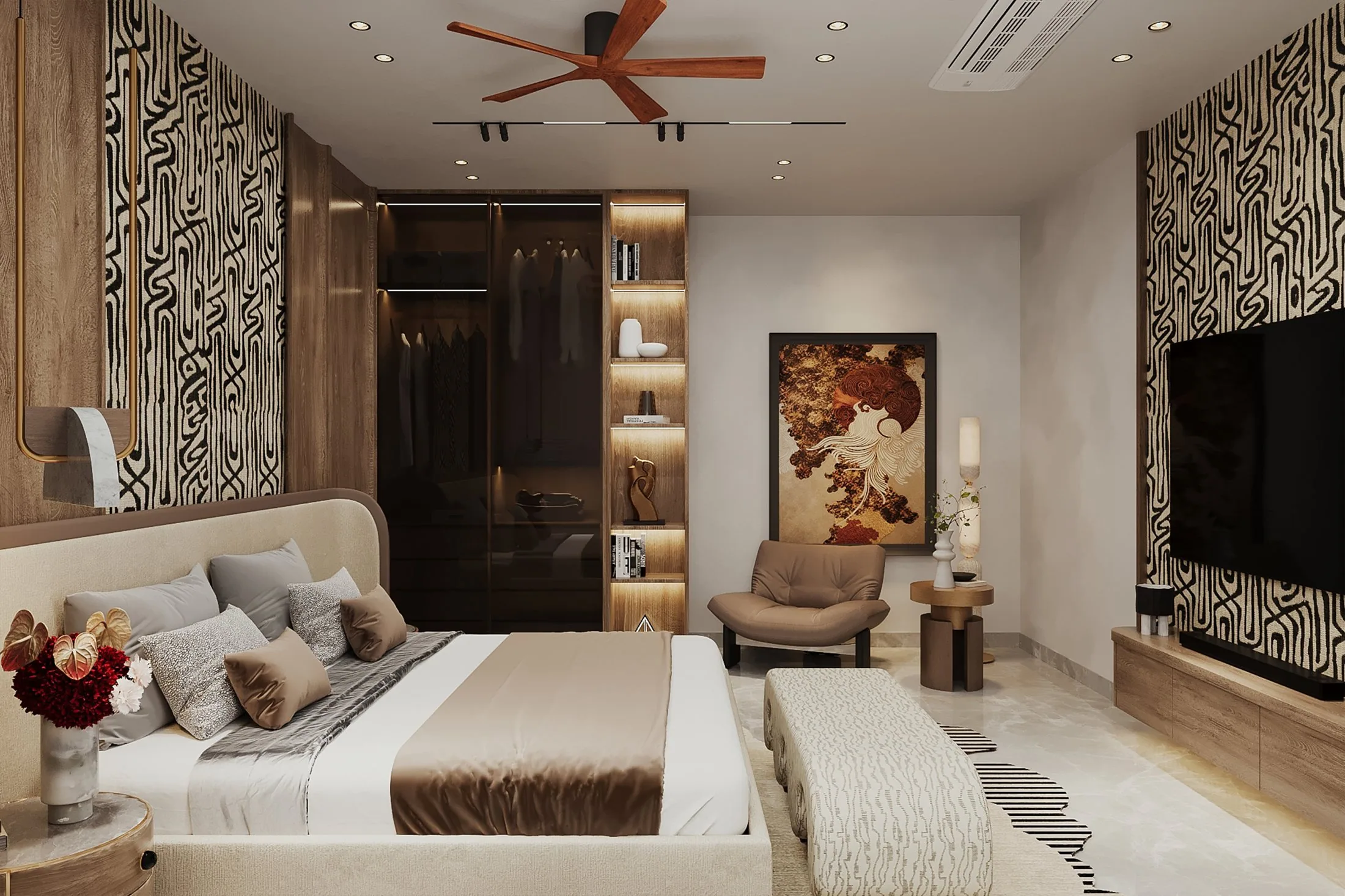A Private Residence Ludhiana — lighting detail
